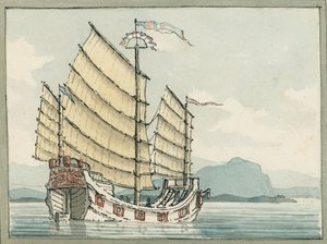 Die chinesische Dschunke von William Ffarington