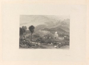 Ramah und Rachels Grab von William Finden