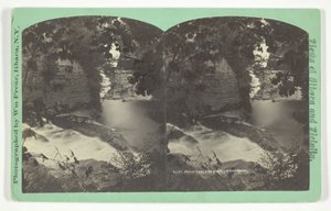 Waldwasserfälle von oben, Ithaca-Schlucht, späte 19. Jahrhundert von William Frear