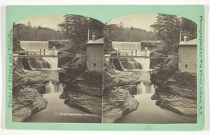 Obere Kaskade. Ithaca-Schlucht, spätes 19. Jahrhundert von William Frear