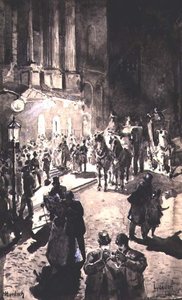 Die Tür des Lyceum, Edinburgh von William G. Burn Murdoch