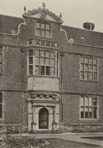 Türöffnung, Eingangsbucht, Südflügel, Cobham Hall von William Galsworthy Davie
