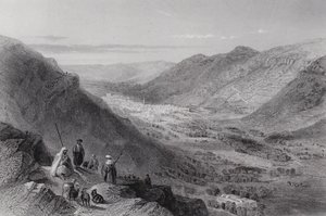 Tal von Sichem und Nablus, antikes Sichem von William H. Bartlett