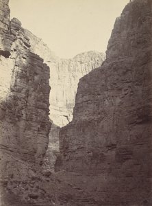 Kalksteinwände, Kanab Wash, Colorado River, 1872 von William H. Bell
