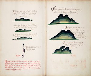 Ansichten von Isla Lobos und Bergen von William Hack