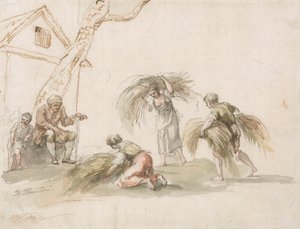 Figuren bei der Ernte von William Hamilton