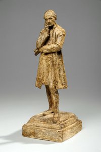 Maquette für William Conyngham, 4. Baron Plunket, Erzbischof von Dublin, ca. 1905 von William Hamo Thornycroft