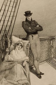 Ohne Titel (Paar auf dem Deck eines Schiffes) von William Harry Warren Bicknell
