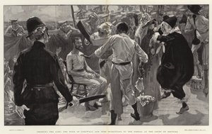Die Linie überqueren, der Herzog von Cornwall und York unterwirft sich der Prüfung am Hof von Neptun