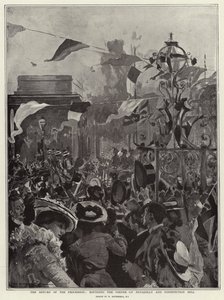 Die Rückkehr der Prozession, Ecke Piccadilly und Constitution Hill von William Hatherell