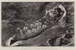 Der königliche Besuch in Irland, der Aufenthalt in Killarney von William Hatherell