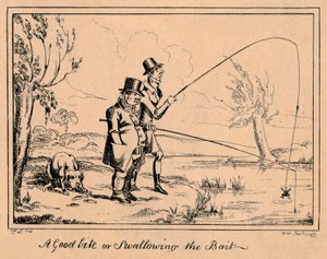 Ein guter Biss oder den Köder schlucken, 1835 von William Heath