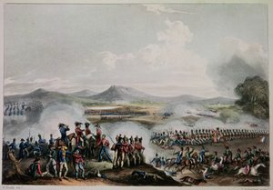Schlacht von Talavera, 28. Juli 1809, graviert von Thomas Sutherland (geb. ca. 1785)