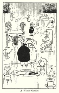Ein Wintergarten von William Heath Robinson