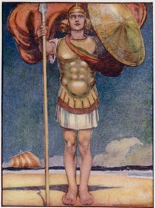 Achilles, der schnellste und tapferste aller griechischen Helden von William Heath Robinson