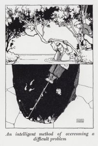 Eine intelligente Methode zur Überwindung eines schwierigen Problems von William Heath Robinson