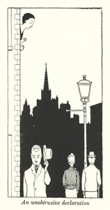 Eine unauffällige Erklärung von William Heath Robinson