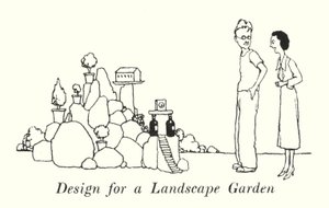 Entwurf für einen Landschaftsgarten
