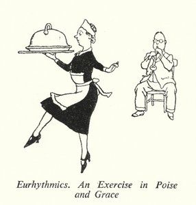 Eurhythmie, eine Übung in Haltung und Anmut von William Heath Robinson