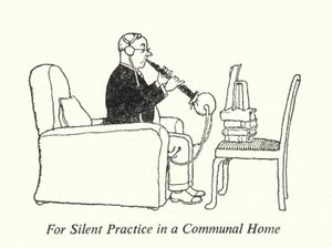Für stille Übungen in einem Gemeinschaftshaus von William Heath Robinson