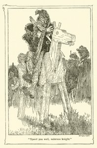 Illustration für Don Quijote von William Heath Robinson