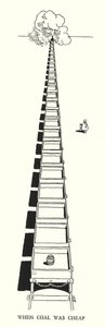 Illustration für Railway Ribaldry von W Heath Robinson