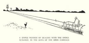 Illustration für Railway Ribaldry von W Heath Robinson von William Heath Robinson