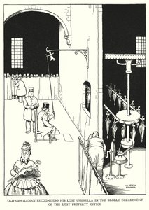Illustration für Railway Ribaldry von W Heath Robinson von William Heath Robinson