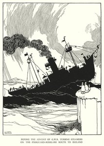 Illustration für Railway Ribaldry von W. Heath Robinson von William Heath Robinson