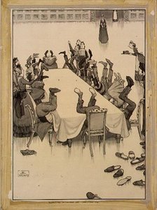 Strümpfe inspizieren am Heiligabend von William Heath Robinson
