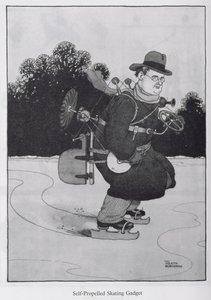 Selbstfahrendes Schlittschuhgerät, Illustration aus 