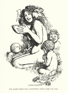 Das älteste Kind war eine Tochter, deren Name Vine war von William Heath Robinson