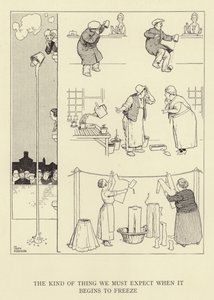 Die Art von Dingen, die wir erwarten müssen, wenn es zu frieren beginnt von William Heath Robinson