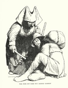 Der arme Tropf wagte es nicht, sich zu verteidigen von William Heath Robinson