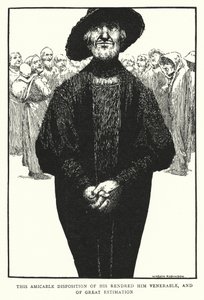Diese freundliche Gesinnung machte ihn ehrwürdig und von großer Wertschätzung von William Heath Robinson