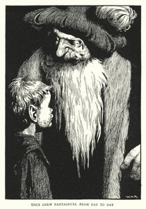 So wuchs Pantagruel von Tag zu Tag von William Heath Robinson