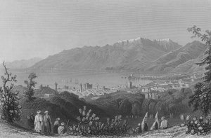 Beirout, das antike Berothah, graviert von J.B. Allen von William Henry Bartlett