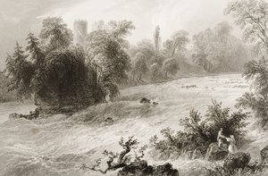 Castleconnell und Doonass Rapids, County Limerick, Irland, aus 
