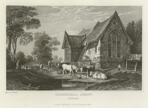 Coggeshall Abbey, Essex von William Henry Bartlett