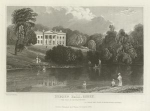 Debden Hall, Essex, der Sitz von Sir Francis Vincent von William Henry Bartlett