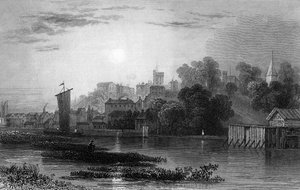 Maldon, Essex, gestochen von Henry Adlard, 1831 von William Henry Bartlett