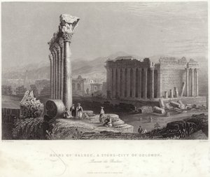 Ruinen von Balbec von William Henry Bartlett