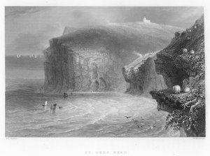 St Bees Head von William Henry Bartlett