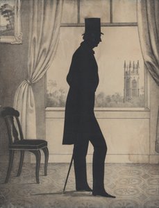 Silhouette von Nathaniel Babson aus Gloucester, Massachusetts