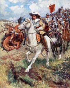 "Unsere Kürassiere haben die Reihen der Verfluchten durchbrochen und mit einem Schlag den Wald seiner Piken zerstreut" von William Henry Charles Groome