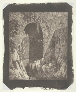 Kopie eines großen italienischen Drucks, reduziert in der Kamera von William Henry Fox Talbot
