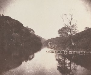 Loch Katrine Pier, Szene aus "Die Dame vom See" von William Henry Fox Talbot