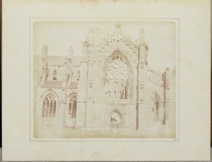 Melrose Abbey von William Henry Fox Talbot