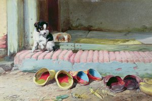 Freund oder Feind, 1891 von William Henry Hamilton Trood