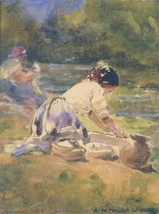Eine mexikanische Wäscherei, 1895